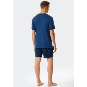 Schiesser – Fine Interlock  – Pyjama – 176690 – Blue
