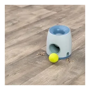 TRIXIE DOG ACTIVITY STRATEGIESPEL BALL&TREAT LICHTGRIJS / BLAUW 17X17X18 CM