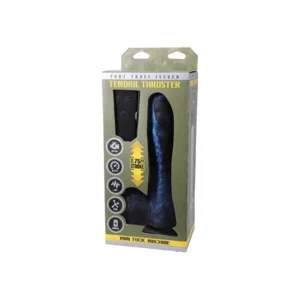 Doc Johnson Fort Troff Issued Tendril Stotende Vibrator Blauw 21 Cm