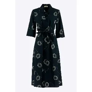 Signe Nature Kleed: blauw / wit, hemdskleed ( Signe.1361 )