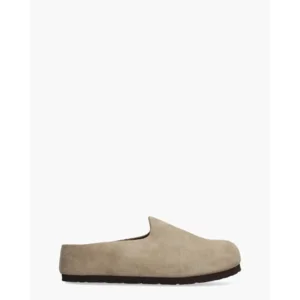 Birkenstock Amsterdam Wrapped Taupe Damesslippers