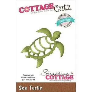 Cottage Cutz petites turtle - embossing