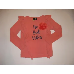 Roze t-shirt lange mouwen rumbl