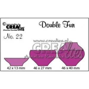 Crealies Double Fun Vaas 1