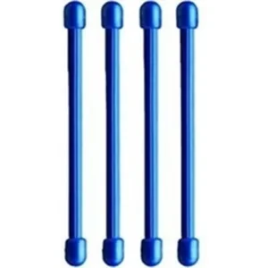 Nite Ize Gear Tie 3" Blauw 4 Stuks Herbruikbare kabelbinder GT3-4PK-03