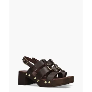 Cypres Zonaira Bruin Damessandalen