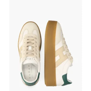 Hogan Cool Wit/Beige/Groen Damessneakers