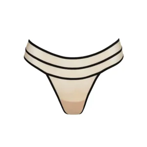Sarda Yulimar string in zwarte en nude