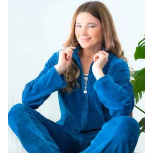 Gl-Amour Aqua homewear in aqua blauw