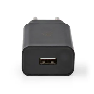 USB lader - Zwart - 1 uitgang - 2.4A