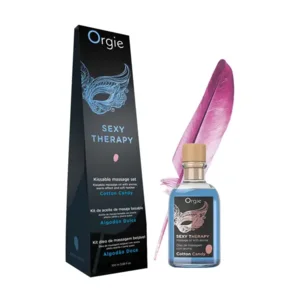 Orgie Lips Massage Kit Aardbei 100 ml