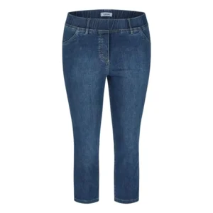 KJ Brand Jeansbroek: 7/8 lengte, Jenny, elastiek in de lenden ( BRA.330 )