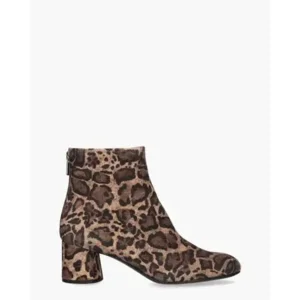 Attilio Giusti Olga Bruin/Zwart Dames Enkelboots