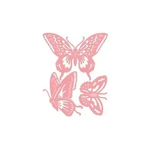 Cricut - cuttlebug - Butterfly trio
