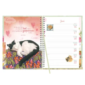 Agenda - 2025 - Franciens katten - Femke - 17,6x23,8cm