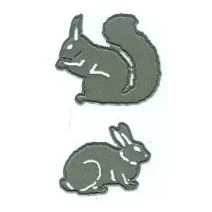 Marianne Design Craftables Tiny's dieren eekhoorn & konijn