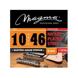 Jaarabonnement 3 MAANDELIJKS professionele snaren elektrische gitaar Magma + 1E snaar -30%