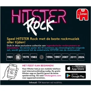 Spel - Hitster - Uitbreidingsset - Rock
