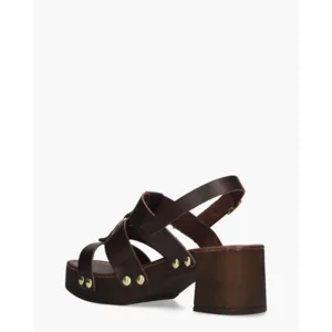 Cypres Zonaira Bruin Damessandalen