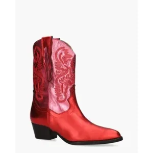 Dwrs Brady Metallic Rood/Roze Damesboots