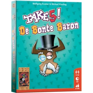 Spel - Kaartspel - Take 5! - De bonte baron - 8+