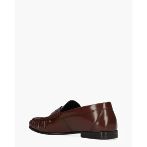 Posa Penny Loafer Wrinkle Bordeaux Damesloafers