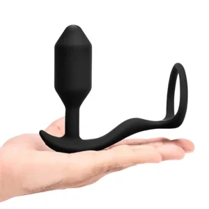 B-Vibe Vibrerende Snug Buttplug & Tug M