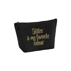 Glitter is my favorite color toilettas L Naturel-Black