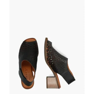 Cypres Tizia Zwart Damessandalen