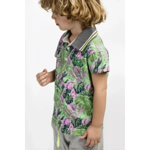 jongens polo jungleprint