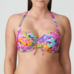 Prima Donna Swim Najac beugel bh in roze met bloemenprint