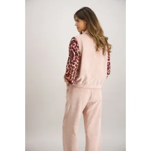 Signe Nature Gilet: Mouwloos, Vieux roze, Ribfluweel ( Signe.1345 )