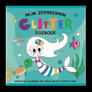 Boek - Doeboek - Glitter zeemeermin - Kleuren