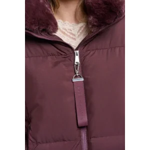Rino & Pelle Vest: Joni, Fudge Cloak ( Bordeau kleur ) ( RINO.108 )