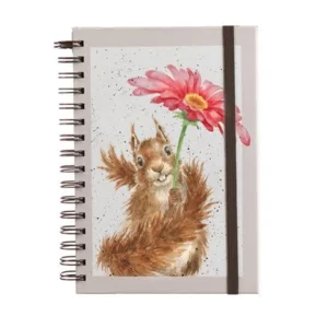 Notitieboek - Squirrel  - Flowers Come after Rain A5