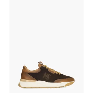 Harris 60800 Donkerbruin/Cognac Herensneakers