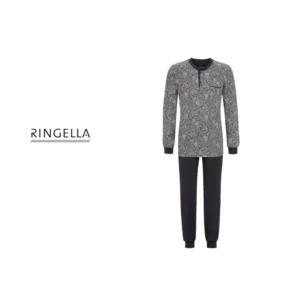 Ringella – Modern Paisley – Pyjama – 2541216 - Anthracite