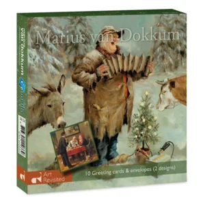 Kaarten - Kerst - Marius van Dokkum - Stille nacht & is alles naar wens - 10st.