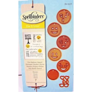 Spellbinders - D-Lites Emojis - Embossing