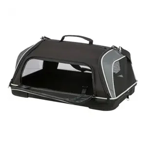 Trixie Hondentas Vliegtuigtas Boarding Zwart/Grijs 55X23X40 cm