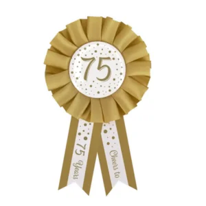 Rozet - 75 - Goud, wit