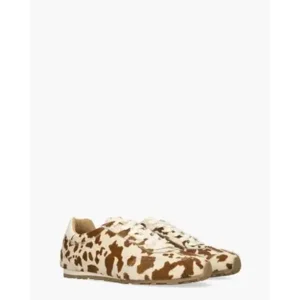 DWRS Label Sava Cow Hair On Bruin/Off-White Damessneakers