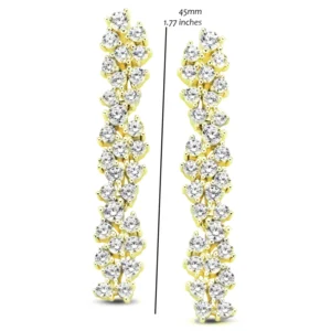 Silver Rose Oorbellen EA2195G