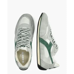 Diadora Heritage Equipe Revenge Used Grijs/Groen Herensneakers