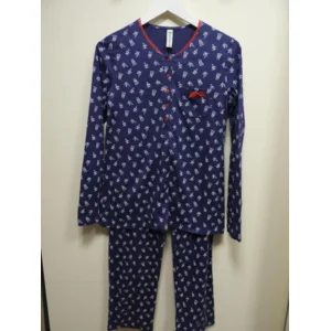 Egatex Pyjama: blauw 100% Katoen ( EGA.227 )