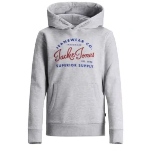 Hoodie / Sweater - Jack & Jones grijs 164