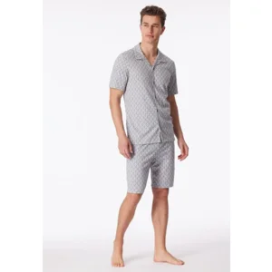 Schiesser – Fine Interlock – Pyjama – 181177 – Grey Melange