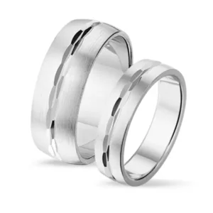 Tresor Zilveren ringen voor hem en haar R 5101 / R 8101