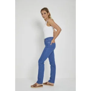 Para Mi Jeans Broek: Angie Fancy Clean mid Blue ( para.303 )