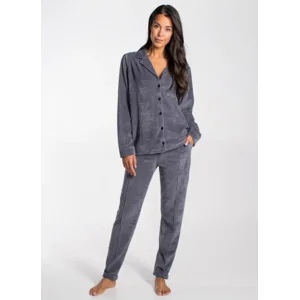 Cyell Velvet dames homewear in grijs